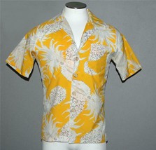 VTG Impact California Pineapples Grey Taxi Yellow Lightweight Button Shi... - £19.97 GBP