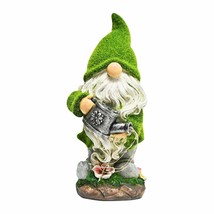 Garden Statues Gnome Decor, 11In Garden Gnomes Outdoor Funny Gnome Hold Watering - £46.90 GBP