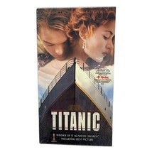 Titanic VHS Box Set 1998 New Sealed James Cameron Leonardo DiCaprio - $47.47