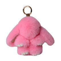 Artificial imitation otter rabbit fur cute cute rabbit keychain - $14.99