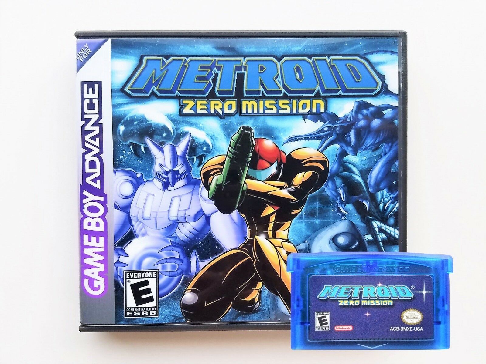 Metroid Zero Mission w/ Case Box - Nintendo Game Boy Advance GBA  (USA Seller)
