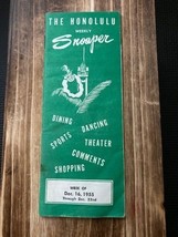 Vintage December 1955 The Honolulu Weekly Snooper Green Hawaii Travel Br... - $231.83 MXN