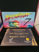 Extremely Rare! Baywatch Season 7 Original Cast Crew Parking Pass - $243.00