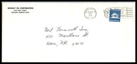1975 US Cover - Midway Oil Corp, Rutland, Vermont M11 - $1.97