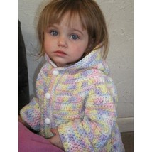 All Stitches   Rainbow Childs Hoodie Crochet Pattern .Pdf  040 A - £2.19 GBP