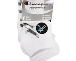 Champion Women Double Dry 6-Pair Pack Performance Ankle Socks Shoe Size 5-9 - £8.93 GBP