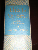 America&#39;s 93 Greatest Living Authors Present This is My Best 1942 Whit Burnett - £4.55 GBP