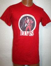 Vintage 70s ELVIS PRESLEY The King Forever Single Stitch T-SHIRT Boxcar ... - £27.18 GBP