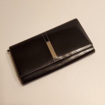 Travel Bifold Wallet For Women by Jean-Louis Scherrer Paris. Black leather  - $24.00