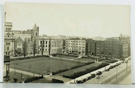 Boston Mass RPPC Christian Science Building With Lawn Park c1920s Postcard F3 - £35.34 GBP
