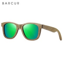 Polarized Wood Sunglasses for Men Women Sun Glasses Eco-Friendly Male Eyewear Oc - £31.36 GBP