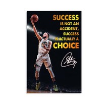 JADESA Motivational Stephen Curry Poster 12X18INCH Unframed Inspiring Decoration - £6.10 GBP