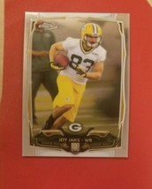 2014 Topps Chrome Football Jeff Janis Rookie Rc #192 Free Shipping - £1.61 GBP