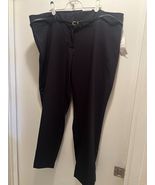 Liz Claiborne Emma Ankle Length Pants Womens Size 18 NWT Mid Rise Blue C... - $456.56 MXN