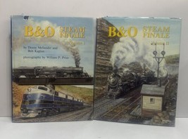 B&amp;O STEAM FINALE VOLUME 1 And 2 I II BY MELLANDER &amp; KAPLAN Train Railroad - £25.53 GBP