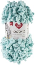 Red Heart Loop-It 200gr-Aqua-Scuse Me - £19.50 GBP