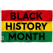 Anley 3x5 Feet Black History Month Flag - African Americans Flags Polyester - £6.22 GBP