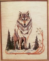 Heirloom  5211 WOLF Fiddlers Cloth Unopened Cross Stitch KIT 1992 Color ... - $19.79