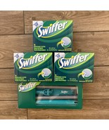 Vintage NOS New Swiffer Cleaner Dry Mop Starter Kit Cleaning Floors 48 C... - $101.87 CAD