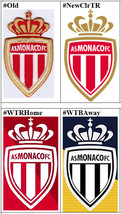 An item in the Crafts category: AS Association Sportive de Monaco Football France Iron On Embroidered Patch