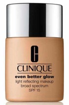 Clinique Even Better Glow Light Reflecting Makeup Foundation WN 122 Clov... - $32.68