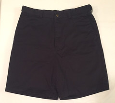 Haggar men&#39;s solid black walking shorts size 34 - $6.84 CAD