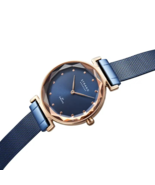 Stand Denmark Guava Elegant 2-tone Diamond Crystal Lens Shaped Watch - $131.62 CAD