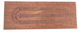 Cribbage Board - 3 player  South American IPE - £14.88 GBP