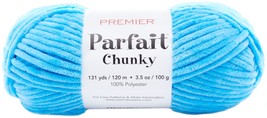 Premier Yarns Parfait Chunky Yarn-Azure - £10.25 GBP