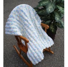 All Stitches   Zig Zag Crochet Baby Blanket Pattern .Pdf  038 A - $2.75