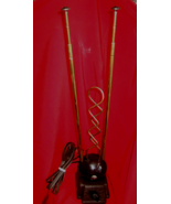 TV Antenna Vintage Rabbit Ears Space Age cast iron/bakelite Base 3ft bra... - €85,70 EUR TV Antenna Vintage Rabbit Ears Space Age cast iron/bakelite Base 3ft bra... - €85,70 EUR