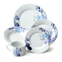 Elegant Abbey Floral Gardens 20 Piece Dinnerware Set Service for 4 - $289.99