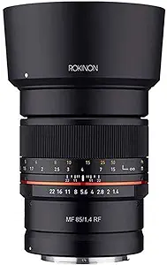 ROKINON 85mm F1.4 Weather Sealed High Speed Telephoto Lens for Canon R M... - £382.16 GBP