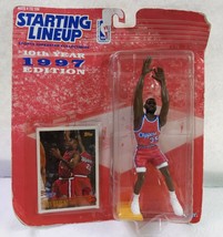 1997 10th Year Edition NBA Starting Lineup #35 Loy Vaught Clippers TOPPS KENNER - £8.70 GBP