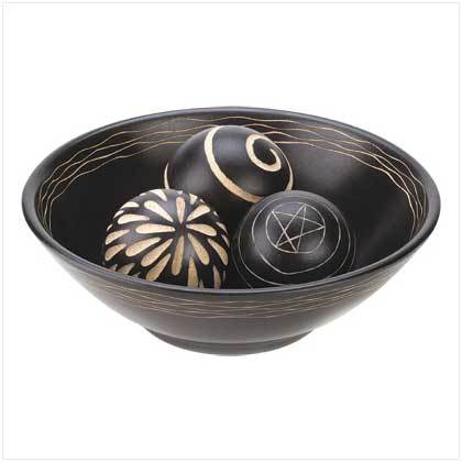  Artisan Deco Bowl And Balls - £23.43 GBP