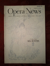 Metropolitan Opera News Magazine March 24 1952 Alcestis - £11.20 GBP