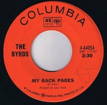 The Byrds My Back Pages 45 rpm Renaissance Fair Canadian Pressing - £3.88 GBP