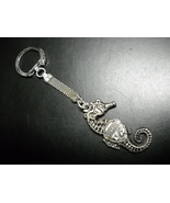Georgia Sea Horse Key Chain Souvenir Metal Mesh Connector - £6.26 GBP