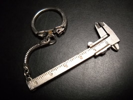 Key Chain Working All Metal with Caliper Head containing Conversion Chart - $8.99