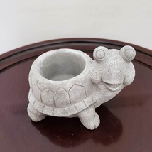 Cement Tortoise Planter with Air Plant, Animal Succulent Planter,Airplant Holder image 2