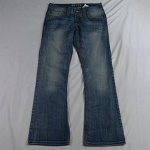 Cruel Girl 7 Short Emory Flare Pocket Flare Bold Stitch Denim Womens Jeans - £15.67 GBP