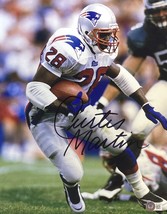 Curtis Martin Firmado 11x14 Nuevo Inglaterra Patriots Foto Bas - £152.39 GBP