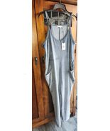 Sincerely Jules XL Slouchy Jumpsuit Blue Soft Cozy Ribbed Velour NEW - $37.62
