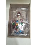 Vintage Dept 56 Mercury Glass Clown Ornament Handpainted #7761-5 Christmas - $24.21 CAD