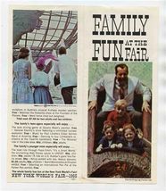 Family Fun at the Fair Brochure 1965 New York World's Fair Cost of Atrra... - $15.84