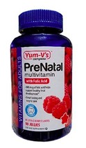 Yum V&#39;s Prenatal Multi Vitamin 90 Jellies Berry Flavor - $23.91