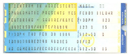 Billet De Concert Yes 9 Février 1984 Worcester Massachusetts - £39.28 GBP