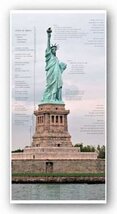 Bruce Teleky Statue of Liberty Architecture by Phil Maier 24"x12" Art Pr... - $9.89