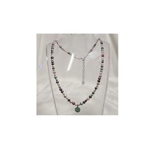 Multi Stone Freshwater Pearl Necklace  - £15.73 GBP