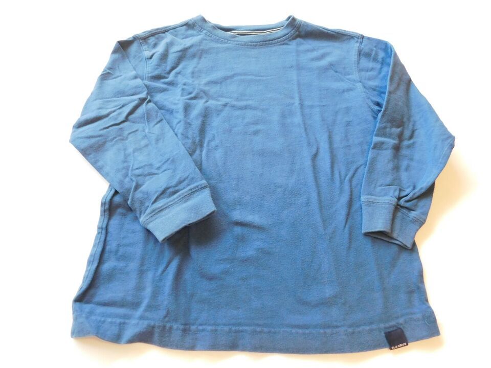 Old Navy Youth Boy&#39;s T Shirt Long Sleeve Size S small Blue GUC Pre-owned - $10.09